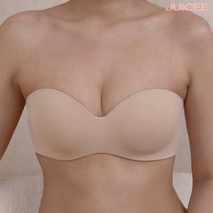 Perkee Seamless Strapless Push Up Bra